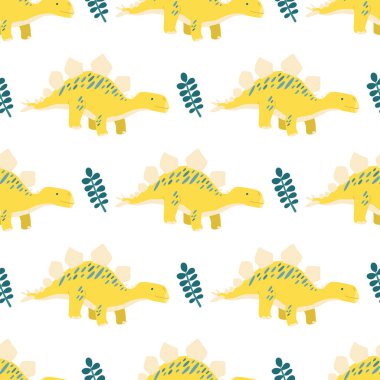 vektör karikatür el kusursuz desen çizildi