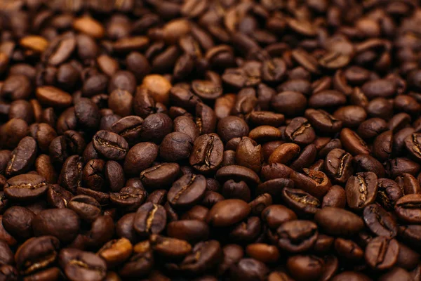 Kahve çekirdekleri yakın plan.