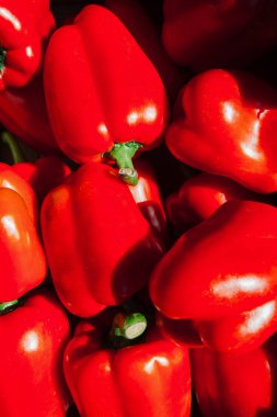 arka plan birçok kırmızı biber