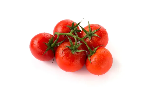 Tomate aislado sobre blanco. colección. Con camino de recorte . — Foto de Stock