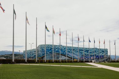 Sochi, Rusya Federasyonu-Haziran 18, 2017: Buz Sarayı 