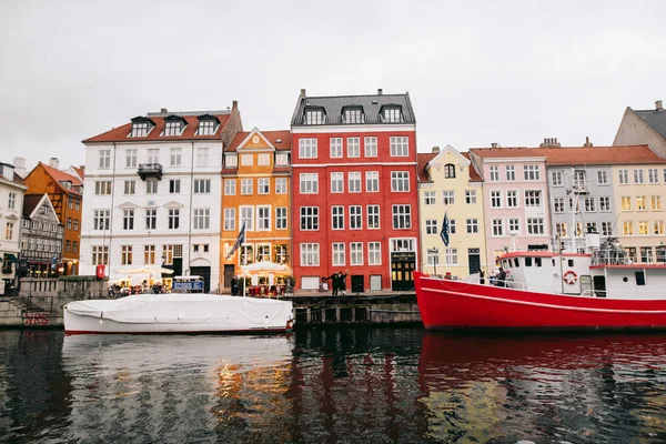 Casas Colores Copenhague — Foto de Stock