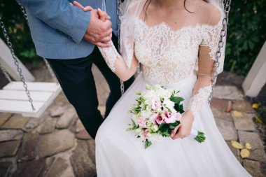 damat ve gelin eller