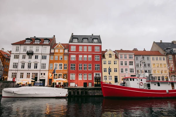 Las Coloridas Casas Copenhague — Foto de Stock