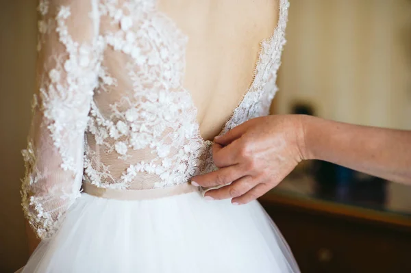 Bride Preparation Morning — Stock Photo, Image