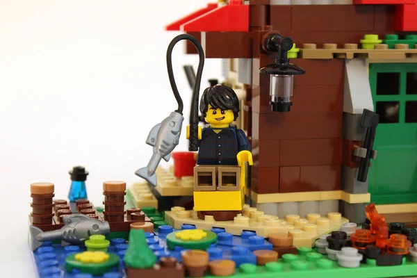 레고가 낚시 — 스톡 사진