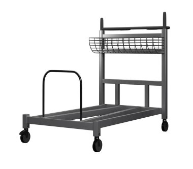 3D Havaalanı sepeti izole beyaz arka plan üzerinde