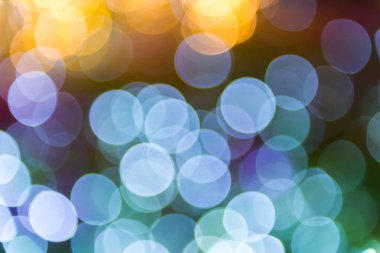Renkli Bokeh, kabarcık arka plan