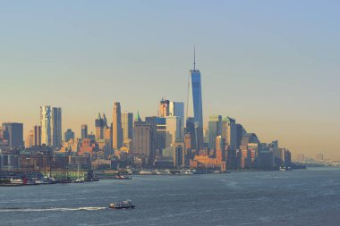 Sunrise, ABD, New York şehrinin manzarası