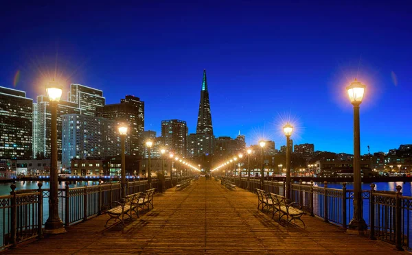 Financial district, Pier7, San Francisco, Californa, USA — Stock Photo, Image