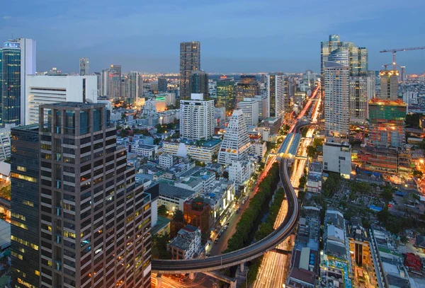 Skyscrapers, Skyline of Bangkok, Thailand — Stock Photo, Image