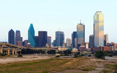 Dallas şehir, şehir merkezinde, Texas, ABD içinde gökdelenler