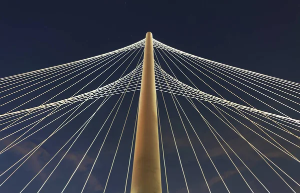 Margaret Hunt Hill Bridge, Dallas, TX, EUA — Fotografia de Stock