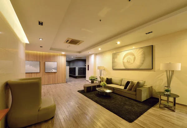 Luxury private lobby in a condominium — Stock Photo, Image
