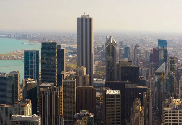 Chicago şehir manzarası, Illinois, ABD — Stok fotoğraf