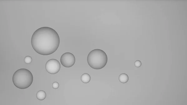 Palla volante isolato su sfondo bianco, 3d rendering illustrat — Foto Stock