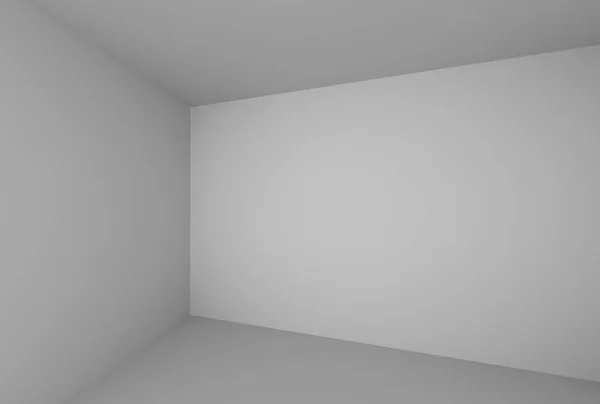 3D Rendering white empty room, interior illustration — Stock Photo, Image