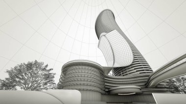 Lüks otel tasarım mimari teknoloji kavramı ile