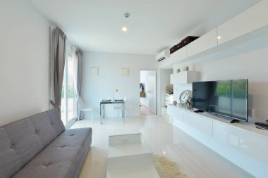 Beyaz lüks modern yaşam iç ve Dekorasyon, iç des