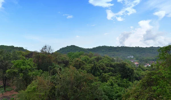 stock image Green Mountain landscape in Sriracha, Chonburi, Thailand