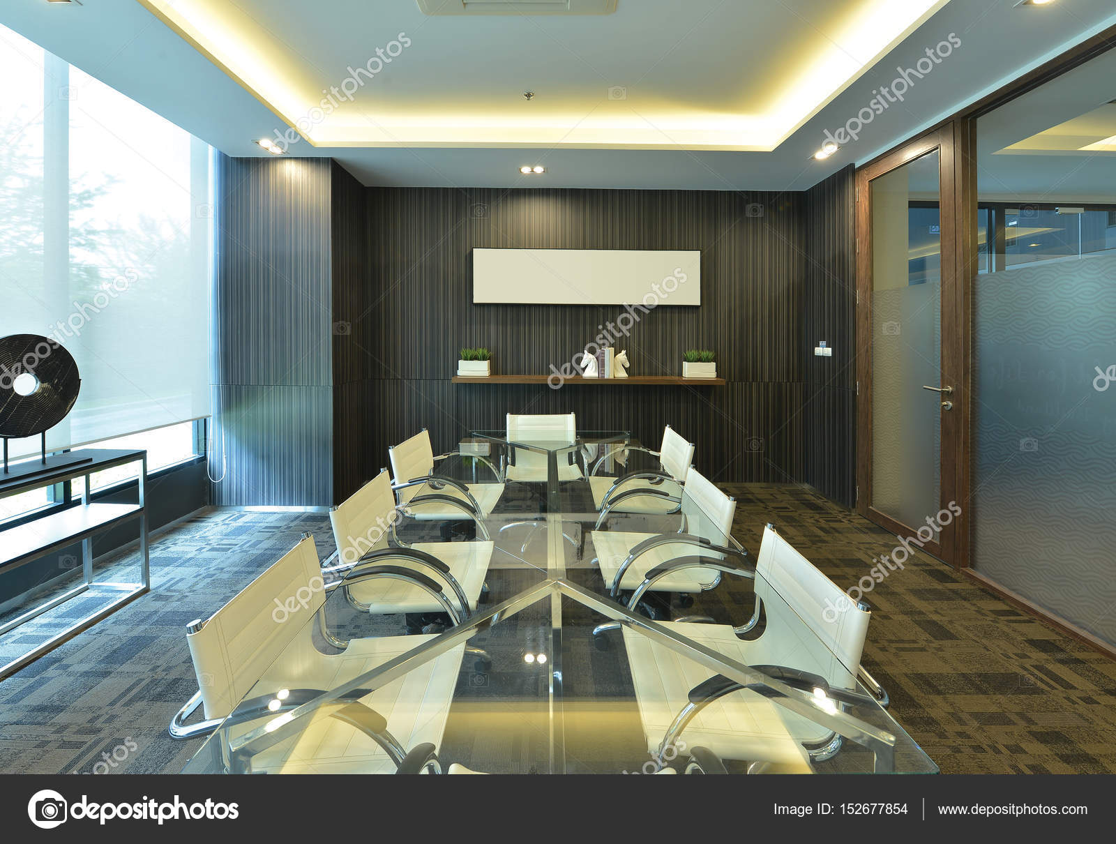 Luxury modern meeting room interior and decoration, interior des ...