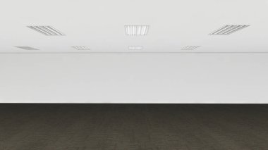 3d render iç tasarım, modern boş oda illustrati kadar alay