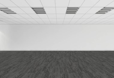 3d render iç tasarım, modern boş oda illustrati kadar alay