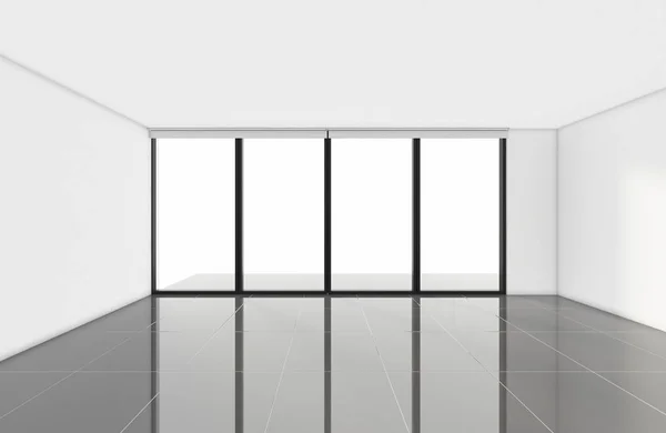 Modern Empty Room, 3d render interior design, mock up illustrati — Stock Photo, Image