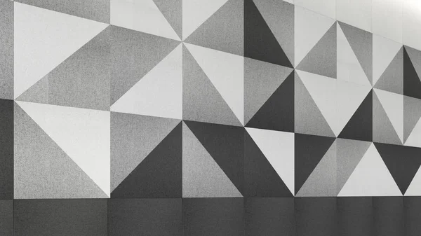 Wall Acoustic Panels, 3d render interior design, mock up illustr — Stock Photo, Image
