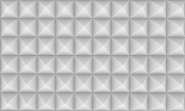 Piramit geometrik desen, 3d render illüstrasyon