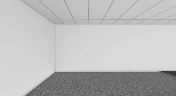 Modern Empty Room, 3d render interior design, mock up illustrati — Stock Photo, Image