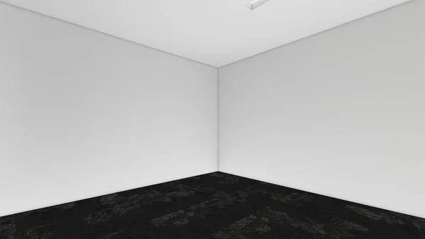 ห้องว่างสมัยใหม่, 3D ออกแบบตกแต่งภายใน, รูปแบบขึ้น illustrati — ภาพถ่ายสต็อก