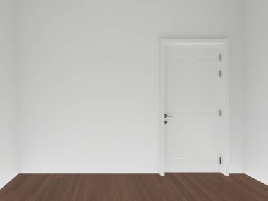 3d render iç tasarım, modern boş oda illustrati kadar alay