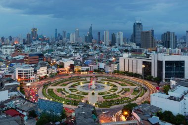 Wongwian Yai yıldırım, Bangkok şehir, Tayland ile