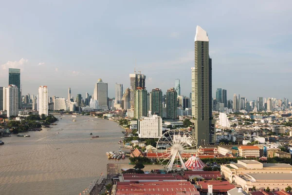 Chao Phraya River, Bangkok City, Tailandia — Foto de Stock