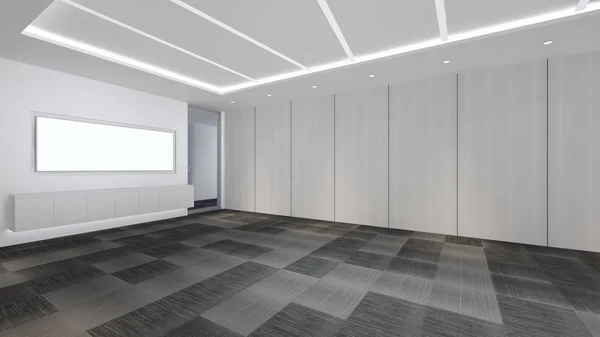 Modern Empty Room, 3D render interior design, mock up illustrati — Stock Photo, Image