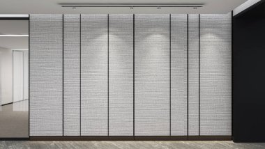 3d render iç tasarım, modern boş oda illustrati kadar alay