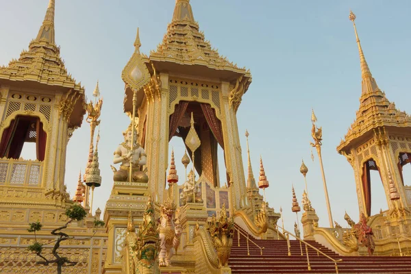 Cremación Real Exposición de Su Majestad el Rey Bhumibol Adulyade — Foto de Stock