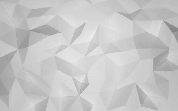 Estructura blanca abstracta caótica, ilustración de renderizado 3d — Foto de Stock