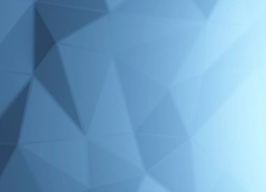 Kaotik soyut mavi yapısı içinde teknoloji kavramı, 3d render