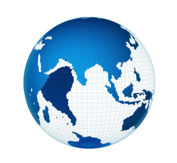 Planeta Terra, conceito de Internet de negócios globais — Fotografia de Stock