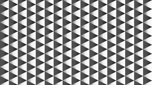 Abstrakte geometrische Dreiecksform auf Weiß — Stockfoto