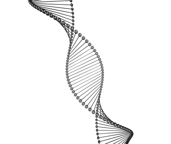 DNA, modelo de hélice em saúde e medicina e tecnologia — Fotografia de Stock