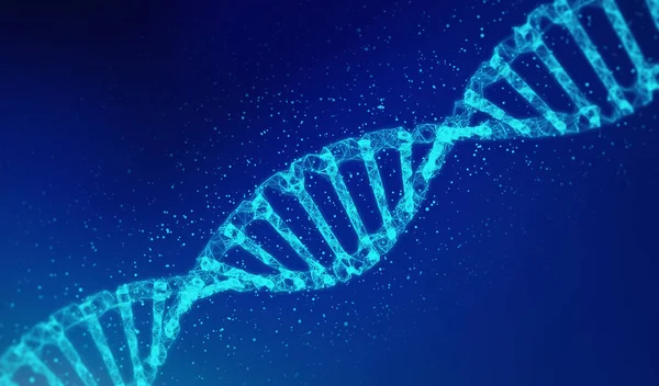 DNA, helix modelu opieki zdrowotnej i medycyny i technologii — Zdjęcie stockowe