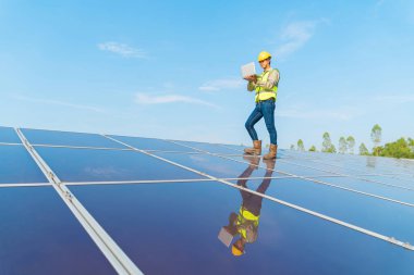 İnsan ya da mühendis portresi, insan, güneş panelleri ya da