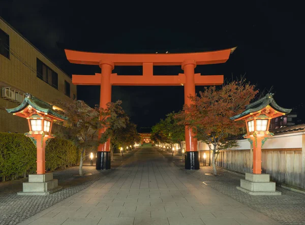 Empty space in Fushimi Inari Taisha temple in travel holidays va — 스톡 사진