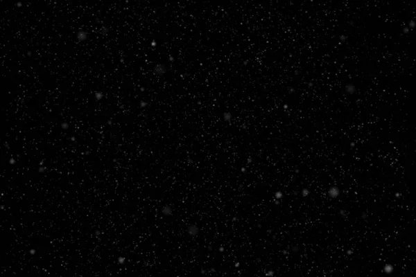 Sneeuw Sneeuwvlok Storm Valt Witte Stippen Vallende Poeder Glitter Confetti — Stockfoto
