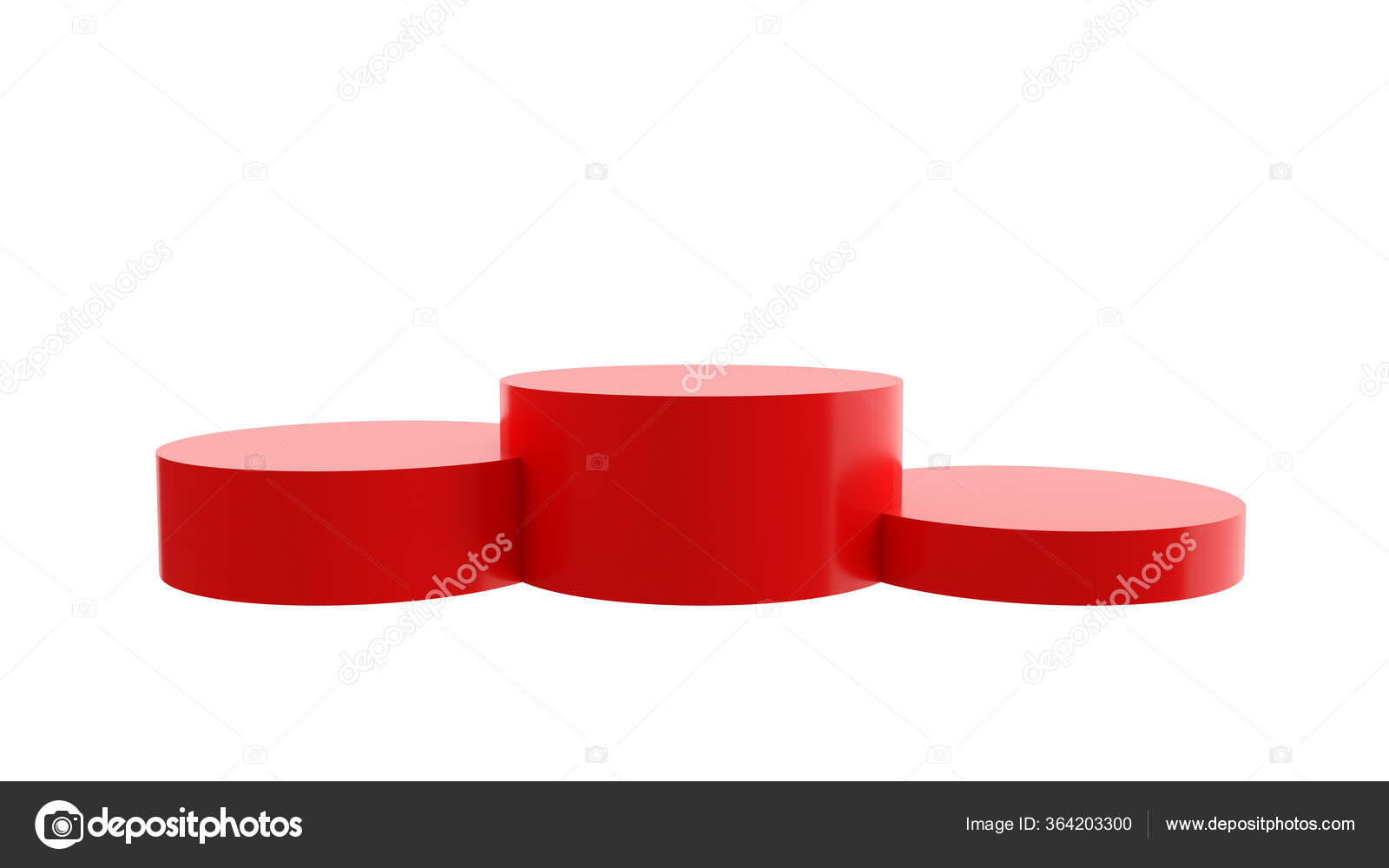 Empty Winners Podium Sports Awards Rewards Ceremony Celebration Display