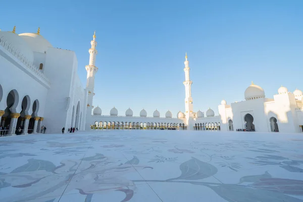 Sheikh Zayed Grand Mosque Center Abu Dhabi Maior Mesquita Nos — Fotografia de Stock