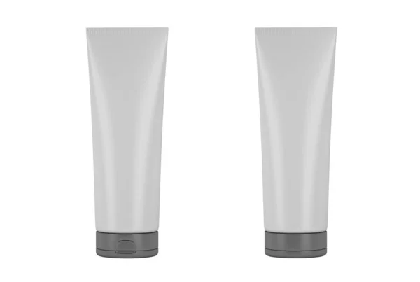 Tubo Detergente Viso Realistico Packaging Bottiglia Plastica Cosmetici Crema Gel — Foto Stock